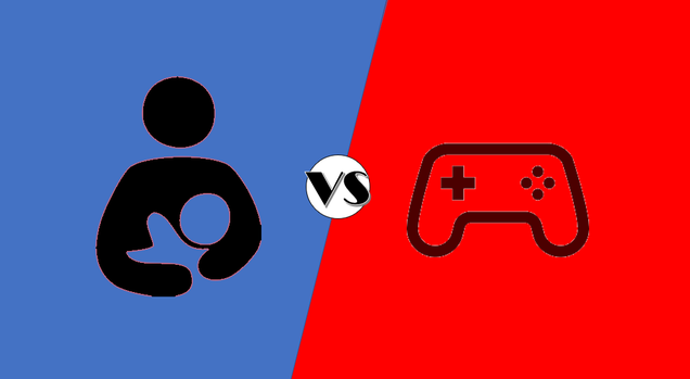 Illustration for article titled The Geek is a Dad: Baby VS Video Games